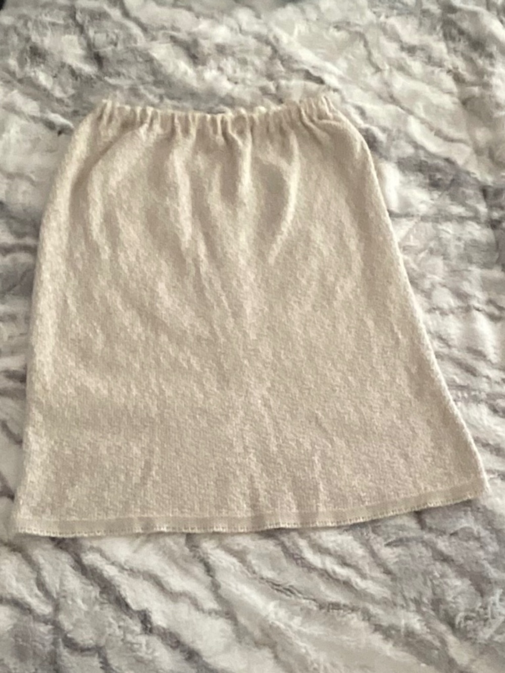 VINTAGE KNIT  MINI SKIRT, 80s, size M - Picture 8 of 10